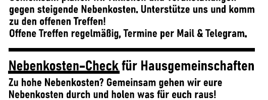 Nebenkosten-Check für Hausgemeinschaften